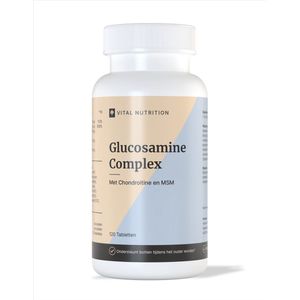 Vital Nutrition Glucosamine Complex - Met Chondroitine en MSM - Botten en Kraakbeen - 120 Tabletten