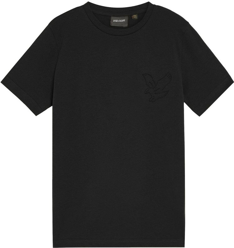 Lyle & Scott - Reliëf Eagle T-shirt - Zwart