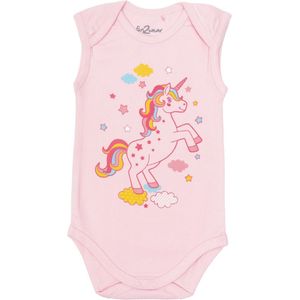 Fun2Wear unicorn romper roze - Maat 86/92