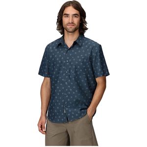 Marmot - Airexchange Overhemd - Blauw - 100% Gerecycled Polyester - UPF 40