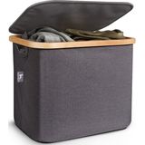 Opbergmand - Groen - Bamboe - 30x30x30 cm