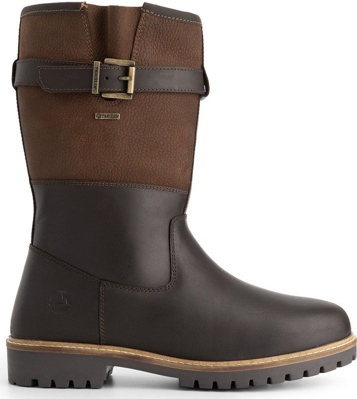 Travelin' Fjaere Heren - Outdoorlaarzen - Waterdicht - Donkerbruin