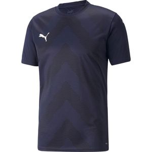 Puma Teamglory Shirt Korte Mouw Heren - Marine | Maat: XL