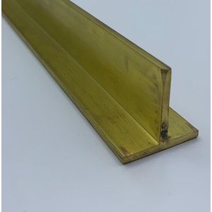 Messing T-Profiel - 40x40x4mm, 500mm