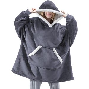 Oversized Deken Hoodie Fleece Fluffy Snuggle Hoodies