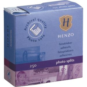 Fotoplakkers - Henzo - Plakstrips - 250 stuks - Transparant