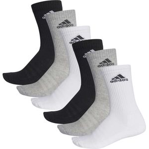 SOKKEN 6 PACK adidas CUSHIONED CREW tennissokken sportsokken dames heren unisex