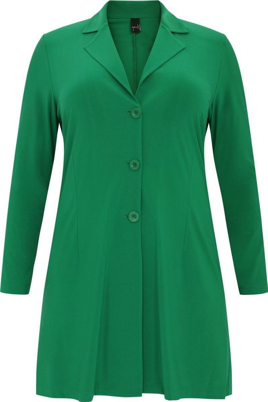 Yoek Blazer van Travelstof DOLCE Donkergroen