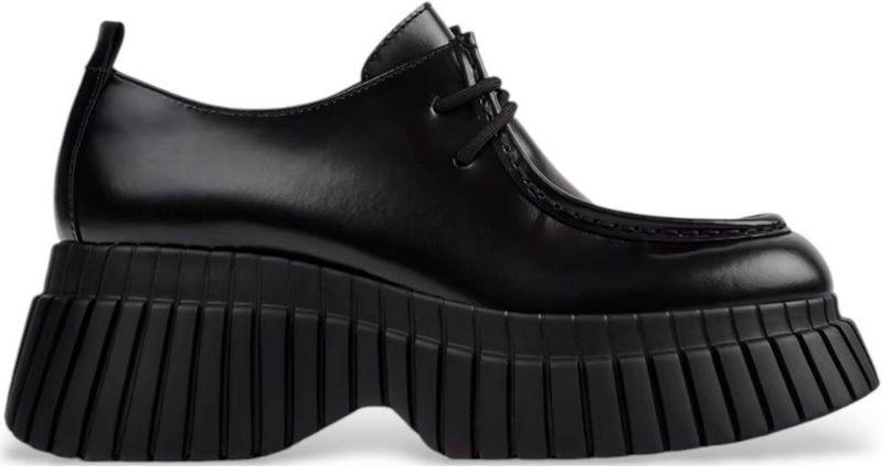 Camper - Pix BCN - Leren Mocassins - Zwart - Met OrthoLite® Recycled™ Inlegzool