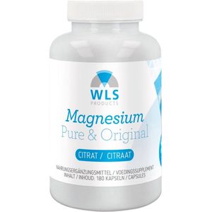 WLS Magnesium Citraat 600 mg capsules 180 st