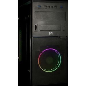 Droxio - Irati - ATX PC-behuizing - Grijs Titanium - RGB-lichteffecten