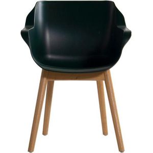 Hartman - Sophie Studio - Dining Armstoel - Night Green - Teak Poot