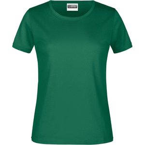 James And Nicholson Dames/dames Basic T-Shirt (Iers Groen)