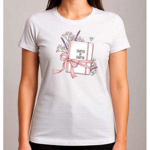 Chapter By Chapter - T Shirt - BookLover - BookGirl - BookishGirls - BookAddict - BoekenLiefhebber - LezendeMeisjes - Leesplezier - Cute