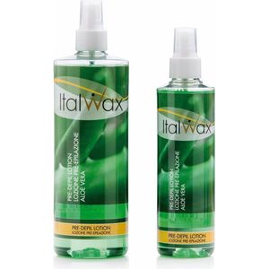 ItalWax Pre-Wax Lotion Aloë Vera 500ml - Verzachtend & Hydraterend voor Gladde Wax Resultaten