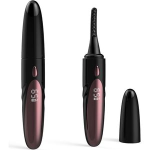 Wimperkruller - Elektrische Wimperkruller - Verwarmde Wimperkruller -10 seconden Warmtewimperkrullers - 4 verwarmingsstanden - Hittebestendig en waterdicht - Voor - Vrouwen - Zwart