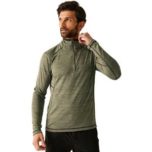 Regatta Yonder Ii Fleece Met Halve Rits Groen 5XL Man