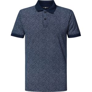 Petrol Industries - Heren Polo - Blauw - All Over Print