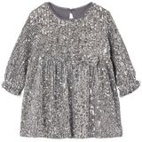 Festliches Baby Kleid - Zilver - Met Pailletten