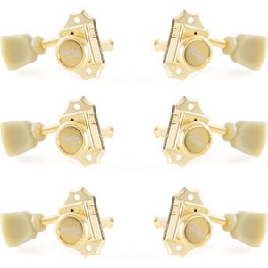 Fame 373KSK Locking Tuners 3+3 Gold - Stemmechaniek voor gitaar