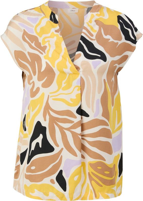 s.Oliver - Blouse - Mouwloos - Satijn - 100% Viscose