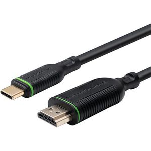 Microconnect MC-USBCHDMI1 video kabel adapter 1 m HDMI Type A (Standaard) USB Type-C Zwart