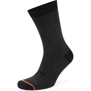 Suitable Sokken Streep Antraciet - Maat 42-46 - Heren - Halfhoge sokken