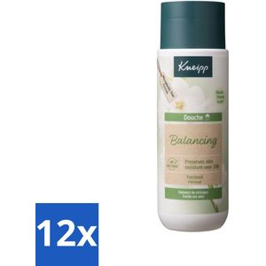 12 x Kneipp - Douchegel - Patchouli - 200 ml - Douchegel - Patchouli - Ontspannen - Natuurlijke Douchegel - Vegan Douchegel