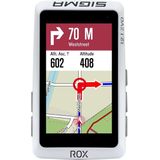 Sigma ROX 12.1 Evo GPS Fietscomputer - White - long Butler GPS out-front houder