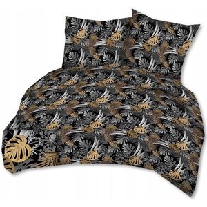 Kwalitatief Beddengoed Kora 160x200cm + 2x 70x80cm - Zwart