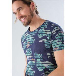 DEELUXE T-shirt met palmbomenZONIA Navy