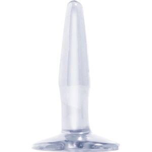 Pipedream Basix Rubber Works Buttplug/anaaldildo Mini Butt Plug transparant - 4,5 inch