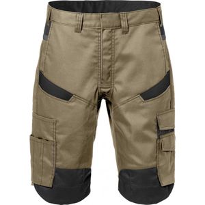 Fristads Korte Broek 2562 Stfp - Khaki/Zwart - C46