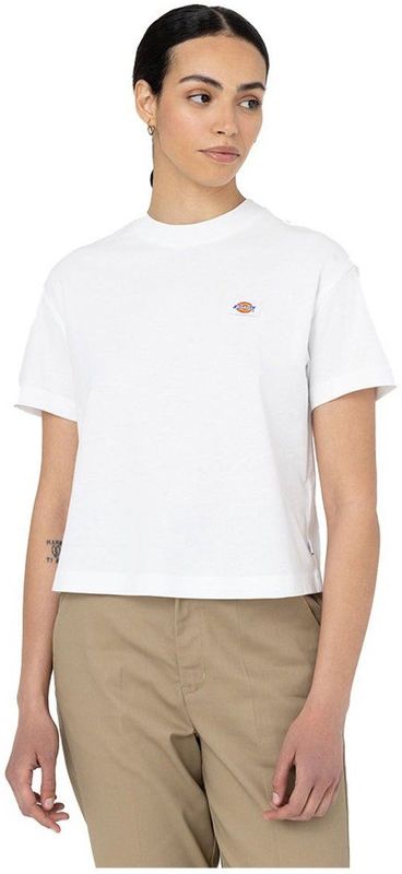 Dickies Oakport Boxy T-shirt Met Korte Mouwen Beige 2XS Vrouw