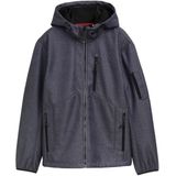 Tom Tailor - Softshell-jack - Blauw - Met Capuchon - 4 Ritszakken