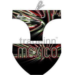Turbo Mexico Zwemslip Zwart S Man