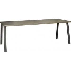 Woonexpress Eettafel Milano - MDF - Grijs - 180 x 78 x 90 cm (BxHxD)