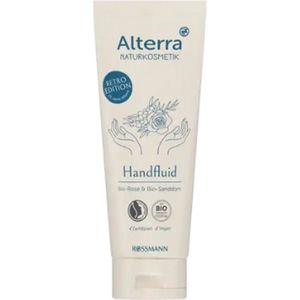 Alterra Naturkosmetik - Handfluid / Handcrème - Retro Editie | 1x 75 ml - Biologische Roos & Biologische Duindoorn | Limited Edition 2025