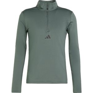 adidas Performance Workout Sportjack met Korte Rits - Heren - Grijs- XS