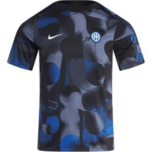 Inter Milan Pre Match Shirt 24/25 - Black/Diffused Blue/White - Nike - Kids