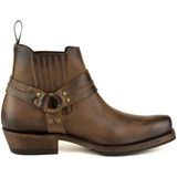 Mayura - 1444 - Biker Enkellaars - Bruin - Leer - Vintage