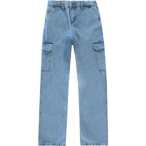 Cars Jeans Kids MIFRE Cargo Denim Bleached Used Meisjes Jeans - BLEACHED USED - Maat 176