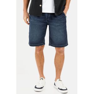 camel active - Jeansshort - Donker Blauw - Relaxed Fit