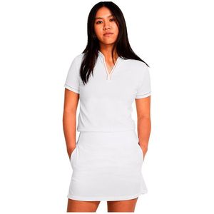 Under Armour Golf Playoff 3.0 Novelty Korte Mouw Poloshirt Voor Dames Wit S Vrouw