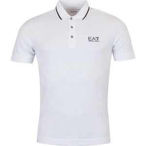 EA7 Train Core ID Pique ST Poloshirt - Mannen - wit