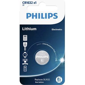 Philips CR1632 - Knoopcel batterij - 1 stuk
