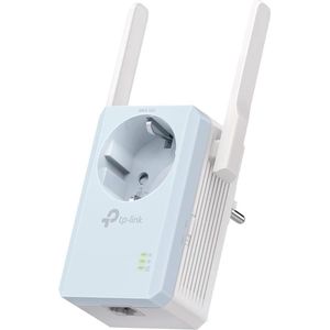 Draadloze Wi-Fi Repeater AC1200 met Geïntegreerd Stopcontact en Dual Band, Versterkt Wi-Fi Afdekking