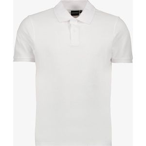 Unsigned heren polo wit - Maat 3XL