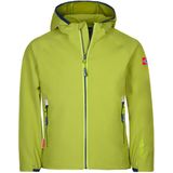 Trollkids - Kvalvika - Softshell Jas - Groen - 152 cm