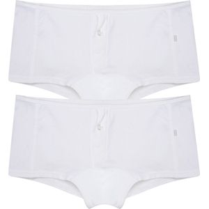 Claesen's® - Dames 2-pack Boxer - Wit - 95% Katoen - 5% Lycra